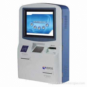 15-inch Government Project Kiosk, 3G, Printer, POS, Bill Validator, Dispenser, Wi-Fi, IC, RFID, UPS